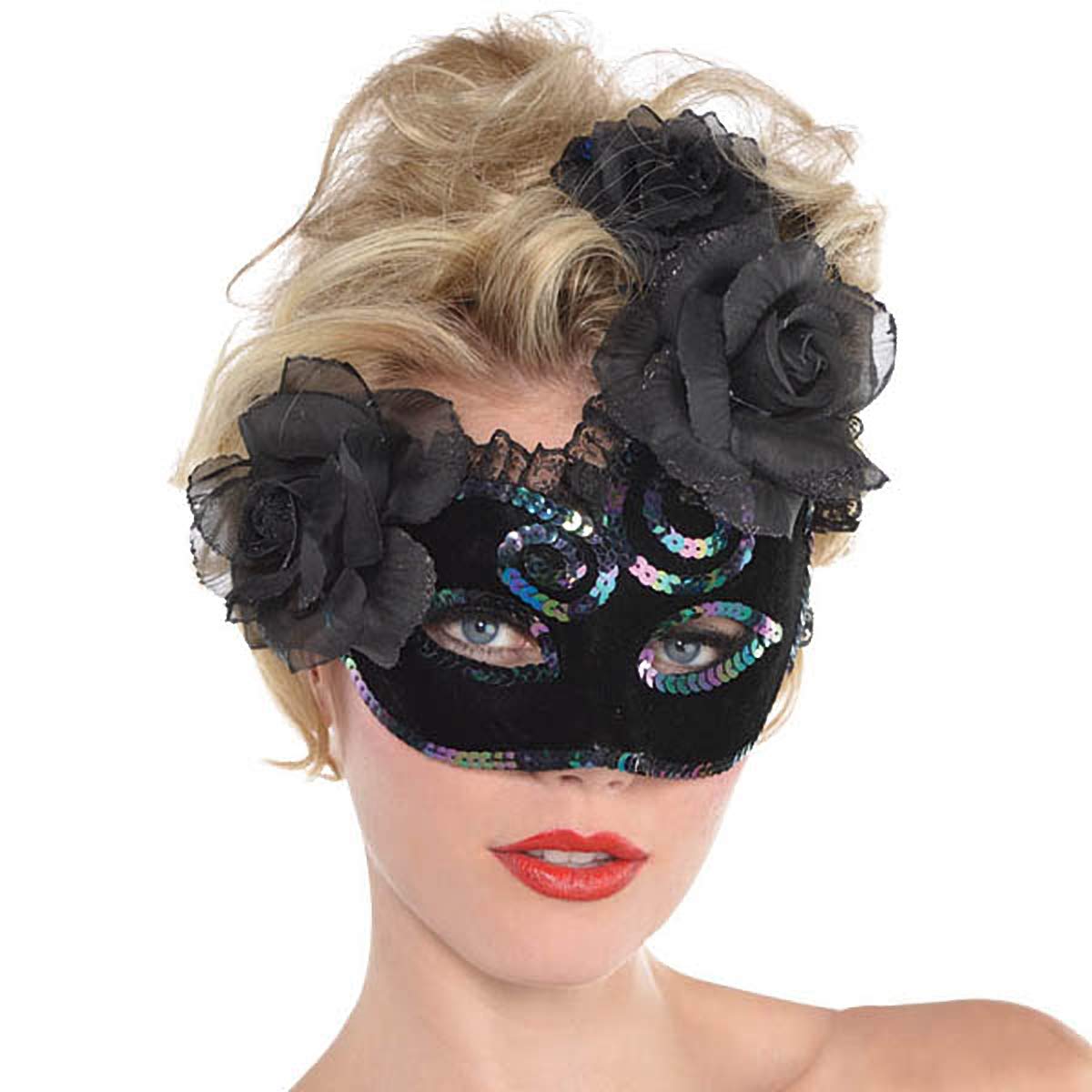 Amazon.com: Black Gothic Renaissance Masquerade Mask : Clothing